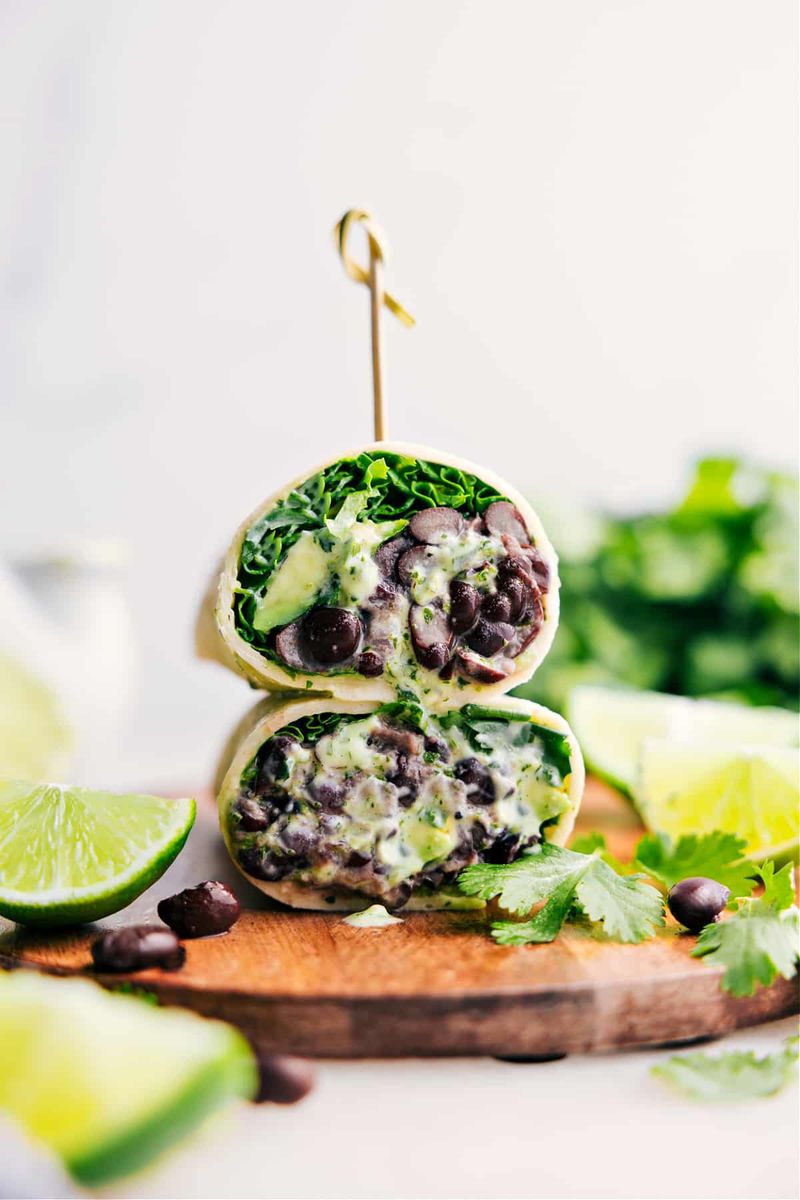 Black Bean Salad Wraps