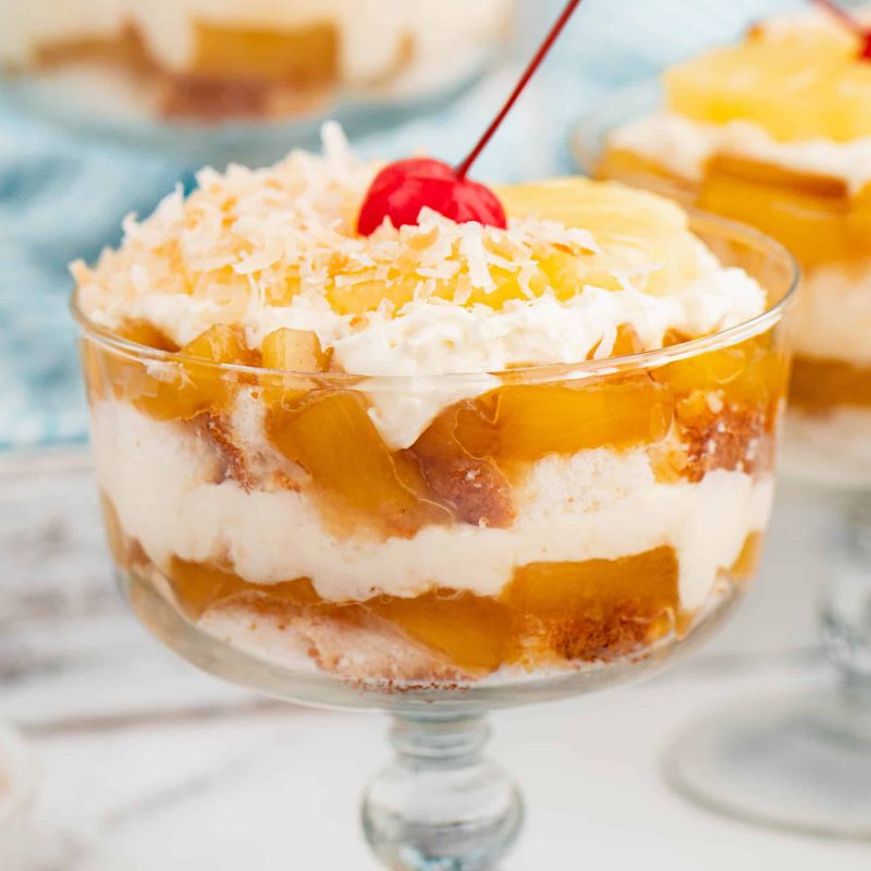 Pineapple Cheesecake Trifle