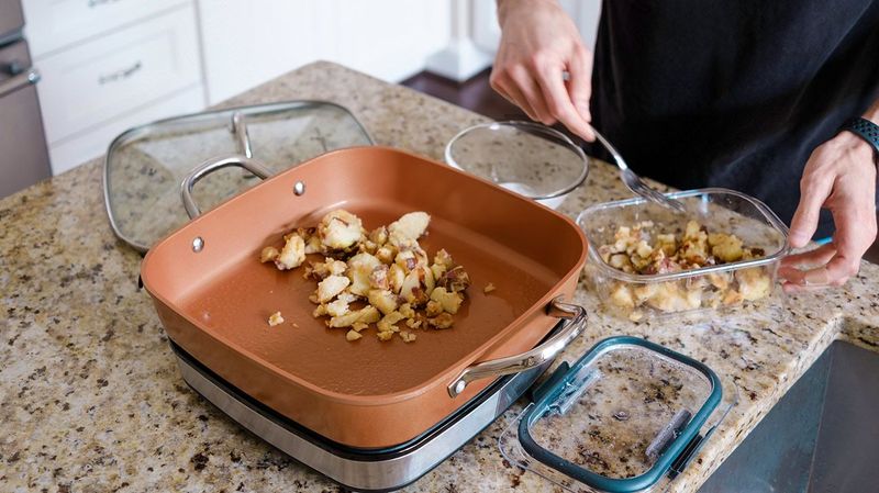 Chill for safe leftovers, not a guaranteed health effect