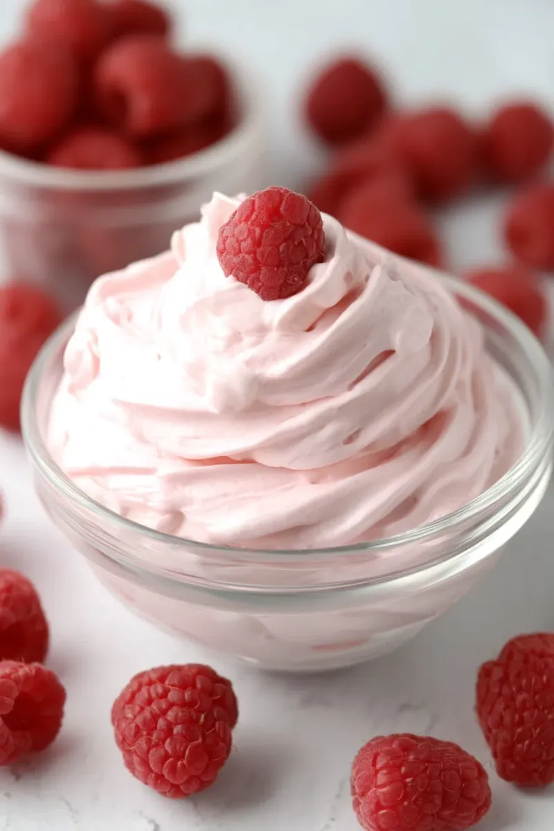 Raspberry Whipped Cream