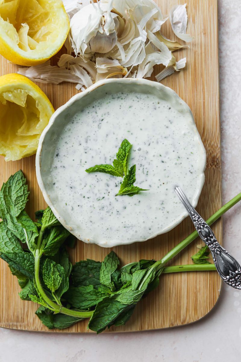 Lemon-Garlic Yogurt Sauce
