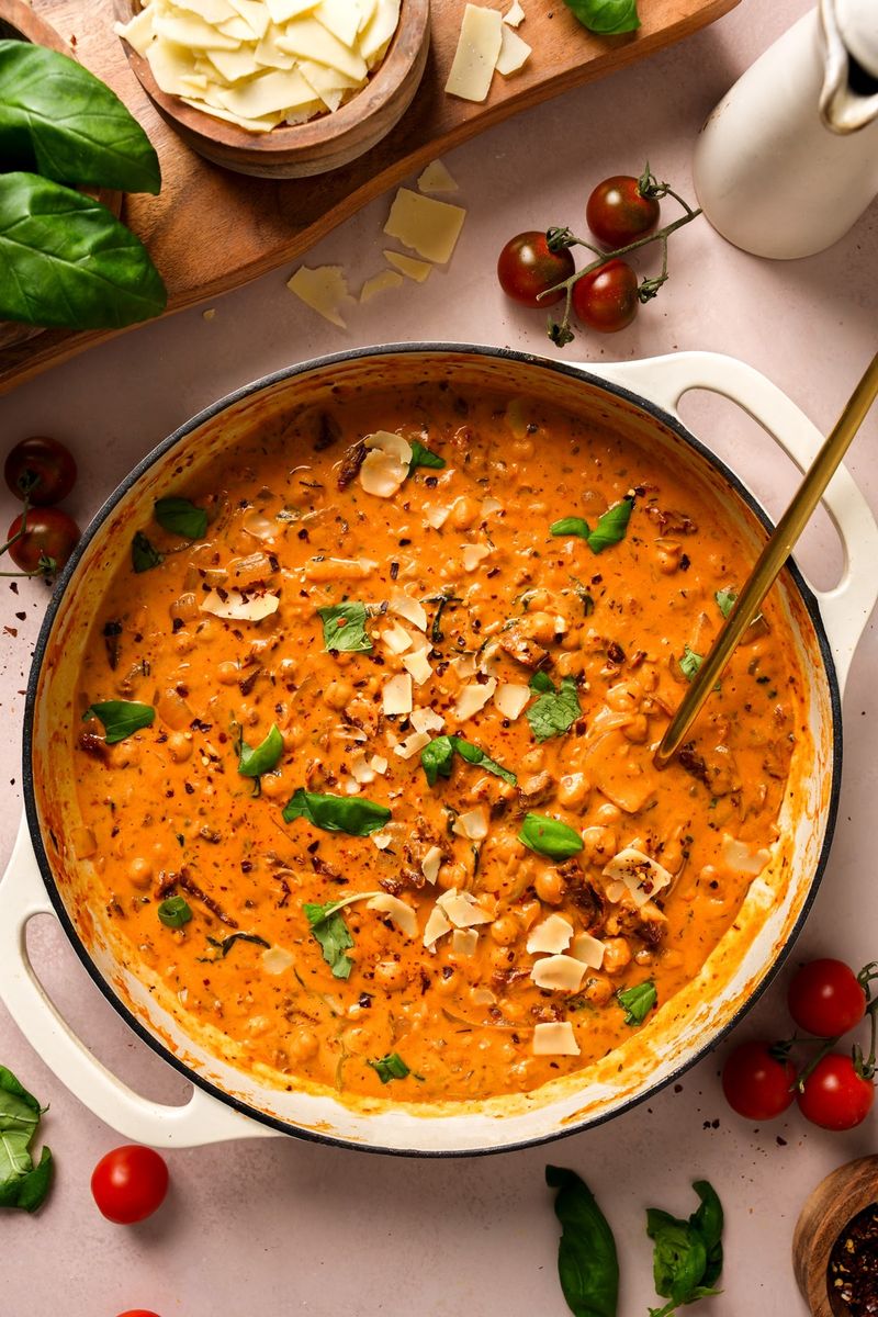 Chickpea Marry Me Style Skillet