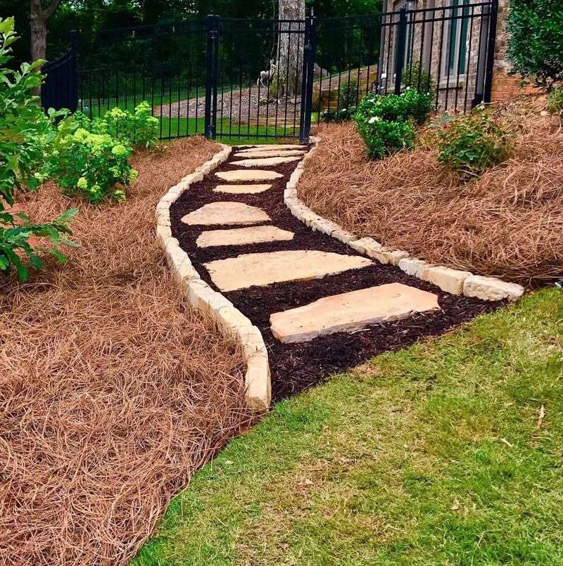 Pine needles are one option, not a universal upgrade