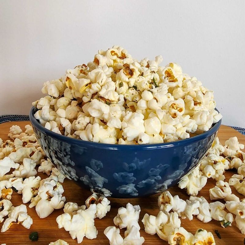 Popcorn with extra butter and salt