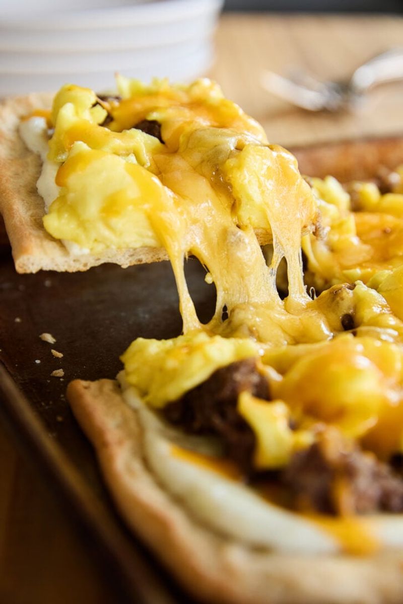 Breakfast Pizza With Refrigerated Pizza Dough