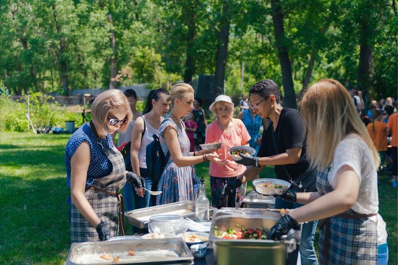 Outdoor BBQ or Church Picnic