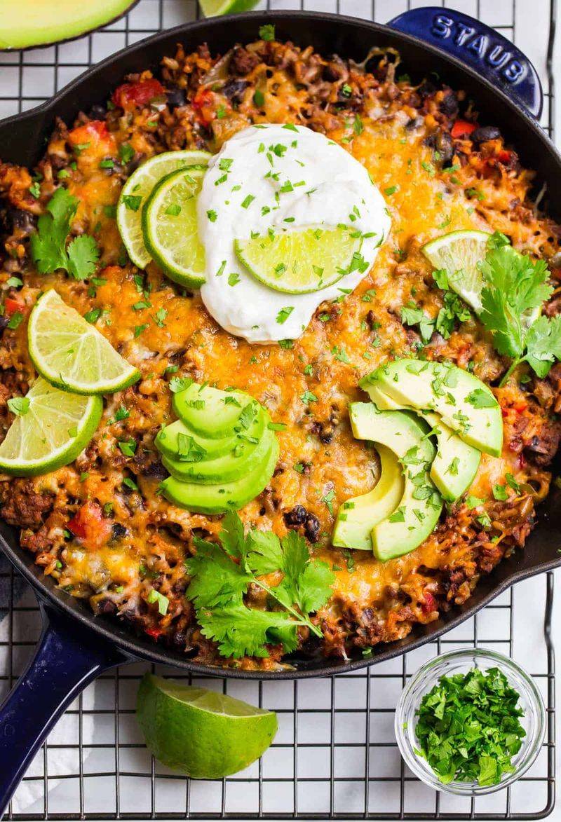 Quick One-Pan Taco Rice