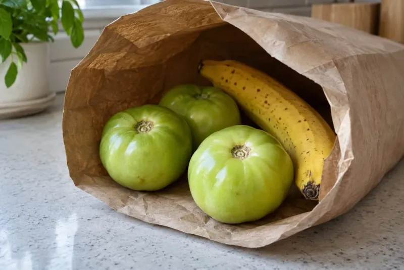Ripen Them Indoors in a Paper Bag