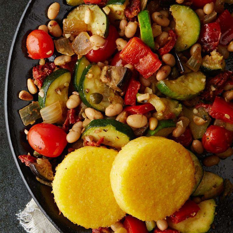 Baked Ratatouille with White Beans