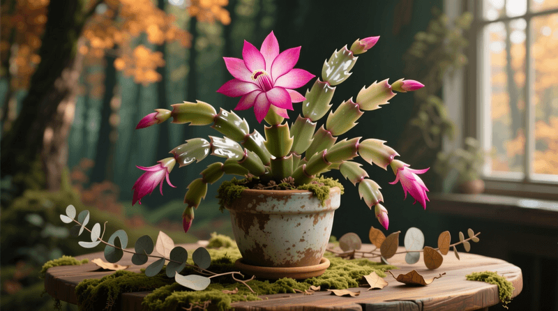 Fall darkness and cooler temperatures initiate flowering