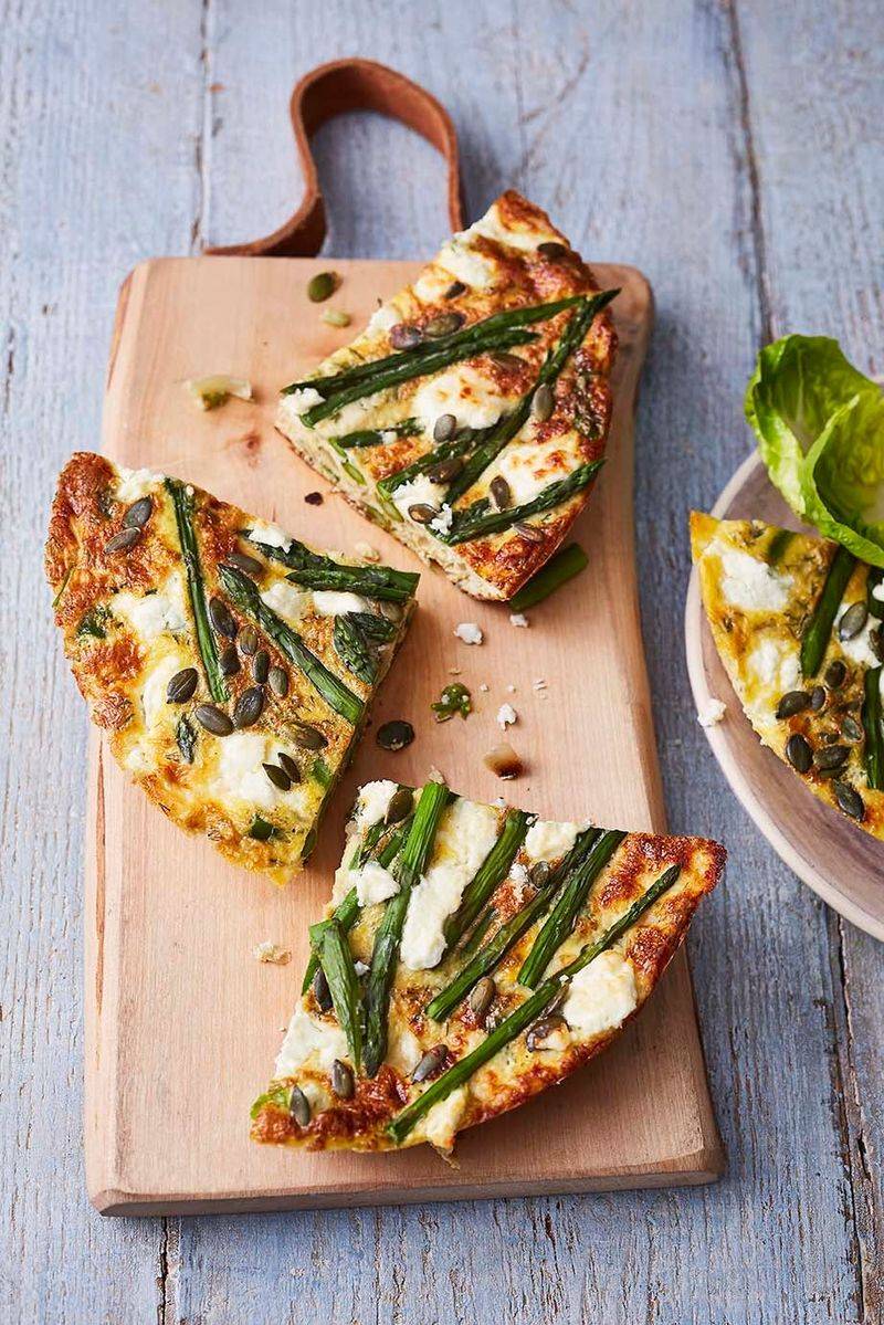 Asparagus and Goat Cheese Frittata