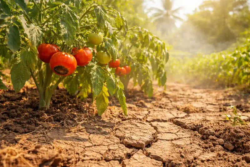 Letting Fruit Rest on Bare Soil
