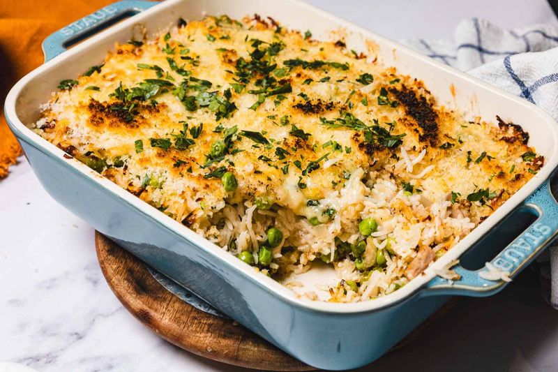 Vintage Tuna Rice Casserole