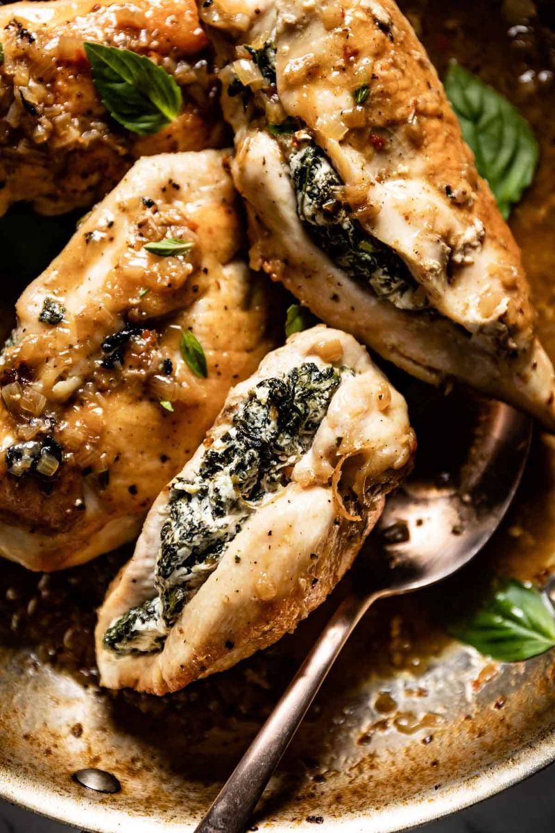Goat Cheese Stuffed Chicken