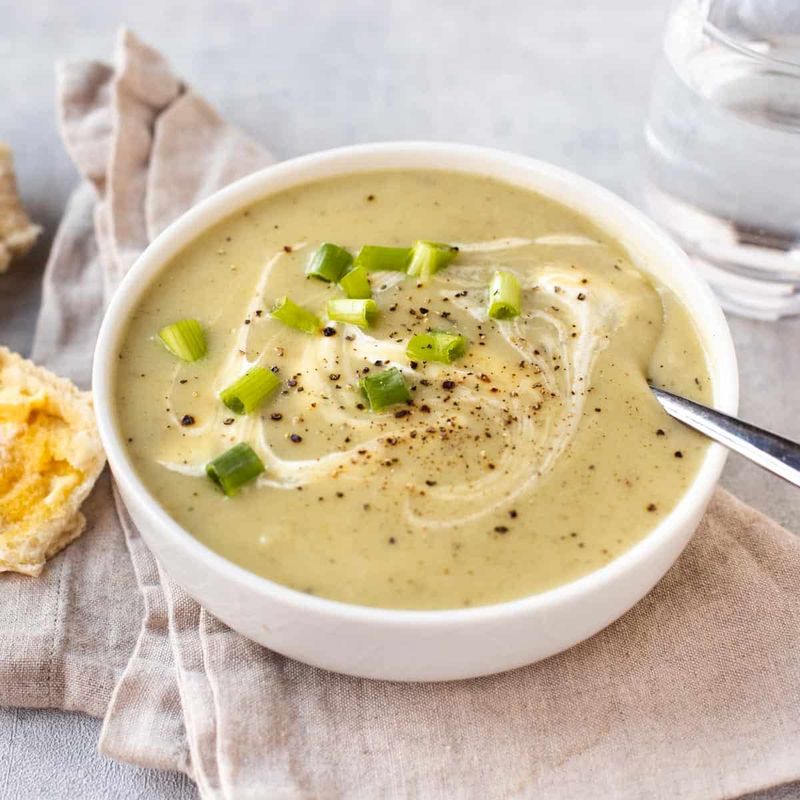 Spring Onion and Potato Soup