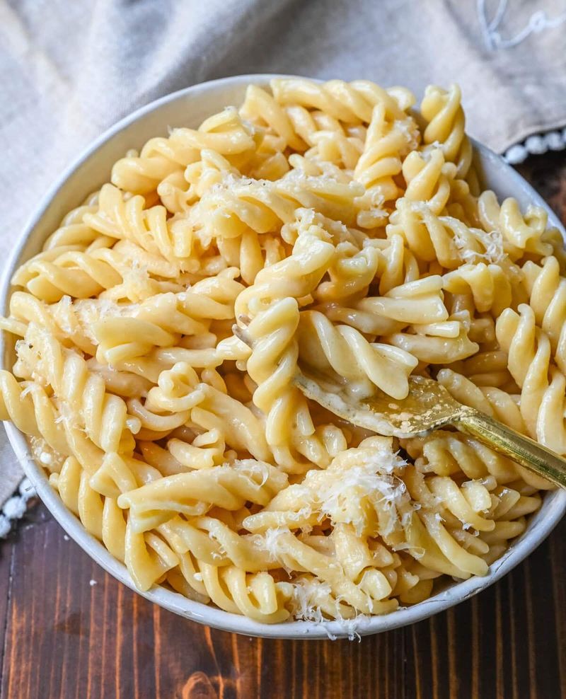 Buttered Noodles With Salt and Pepper