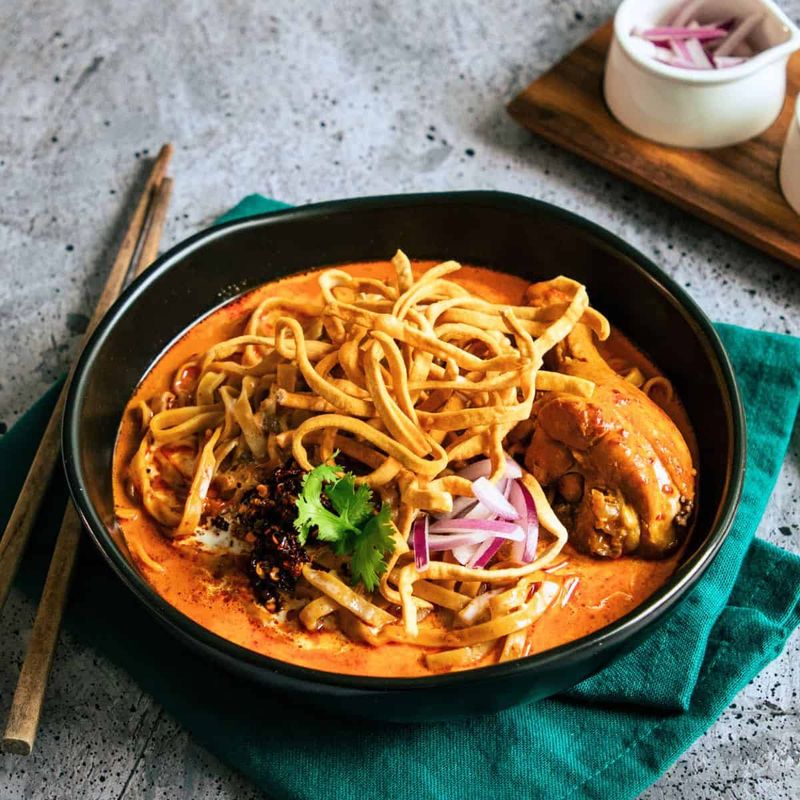 Khao Soi (Thai Coconut Curry Noodle Soup)