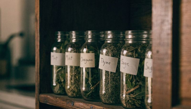 Store brittle leaves for winter seasoning