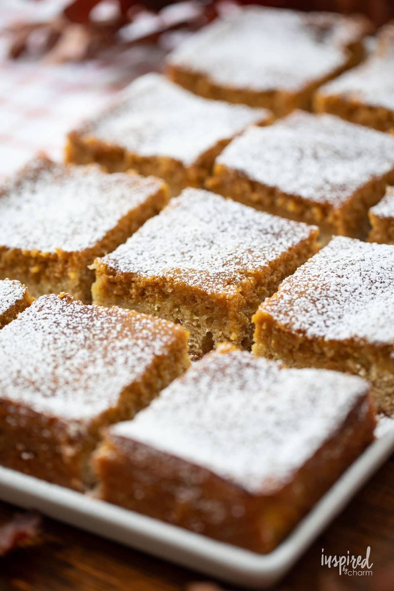 Applesauce Spice Cake Squares