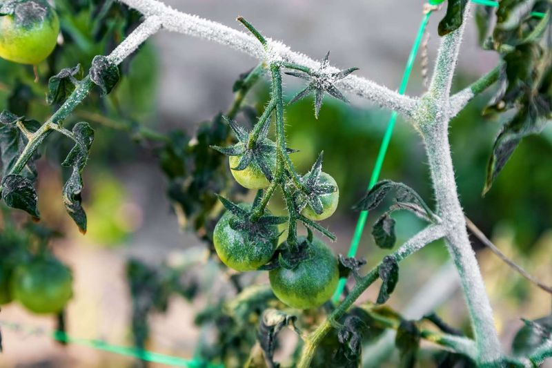 Does a frost warning mean the vine must come out now?