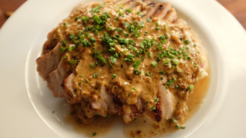 Pan sauce for pork chops