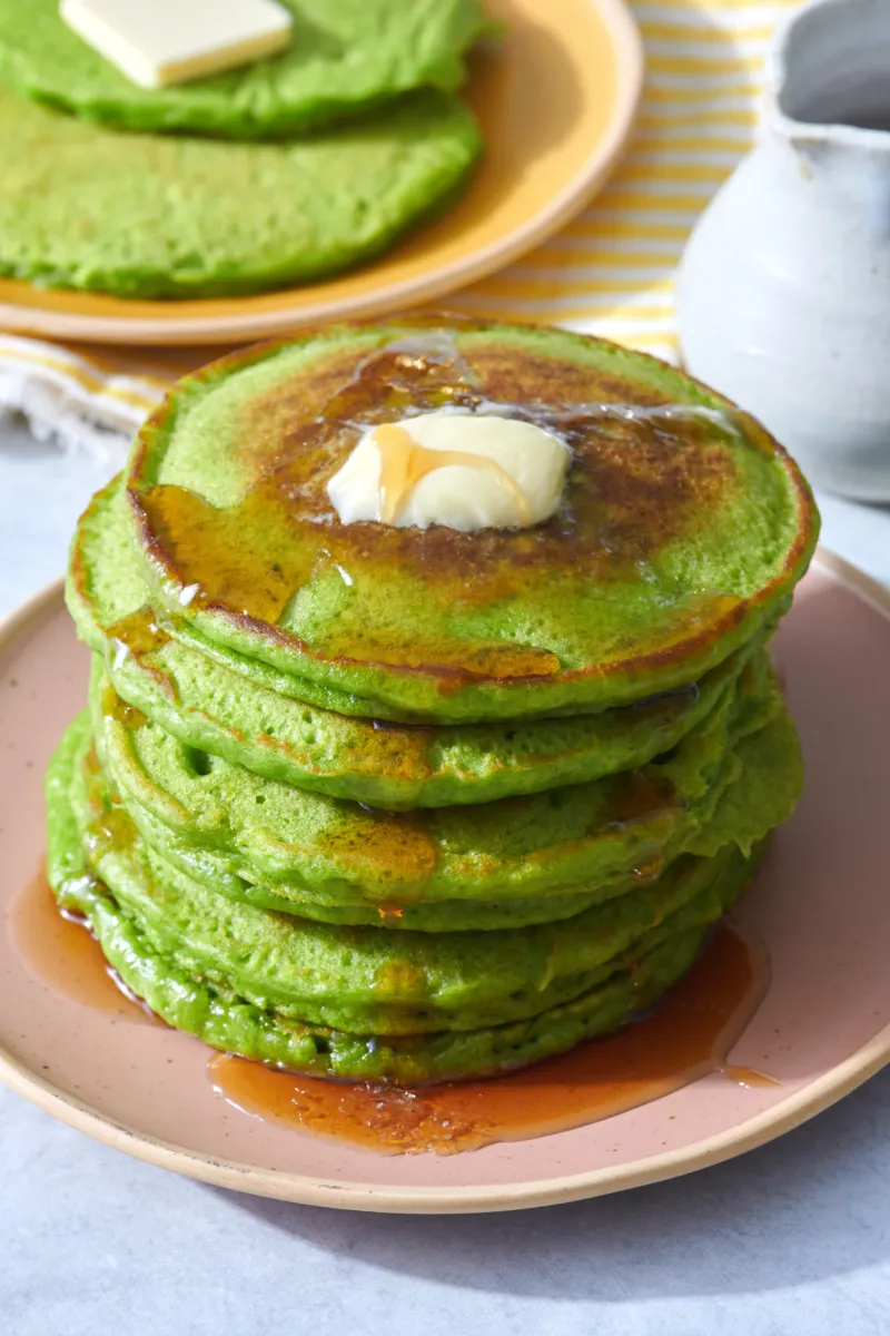Monster Green Pancakes