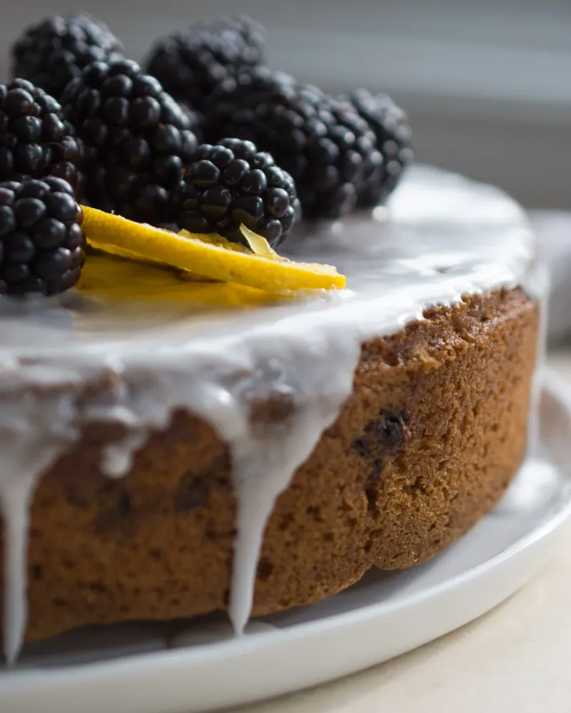 Blackberry-Orange Cake
