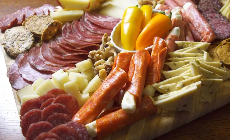 Deli Meats in Mixed Salads