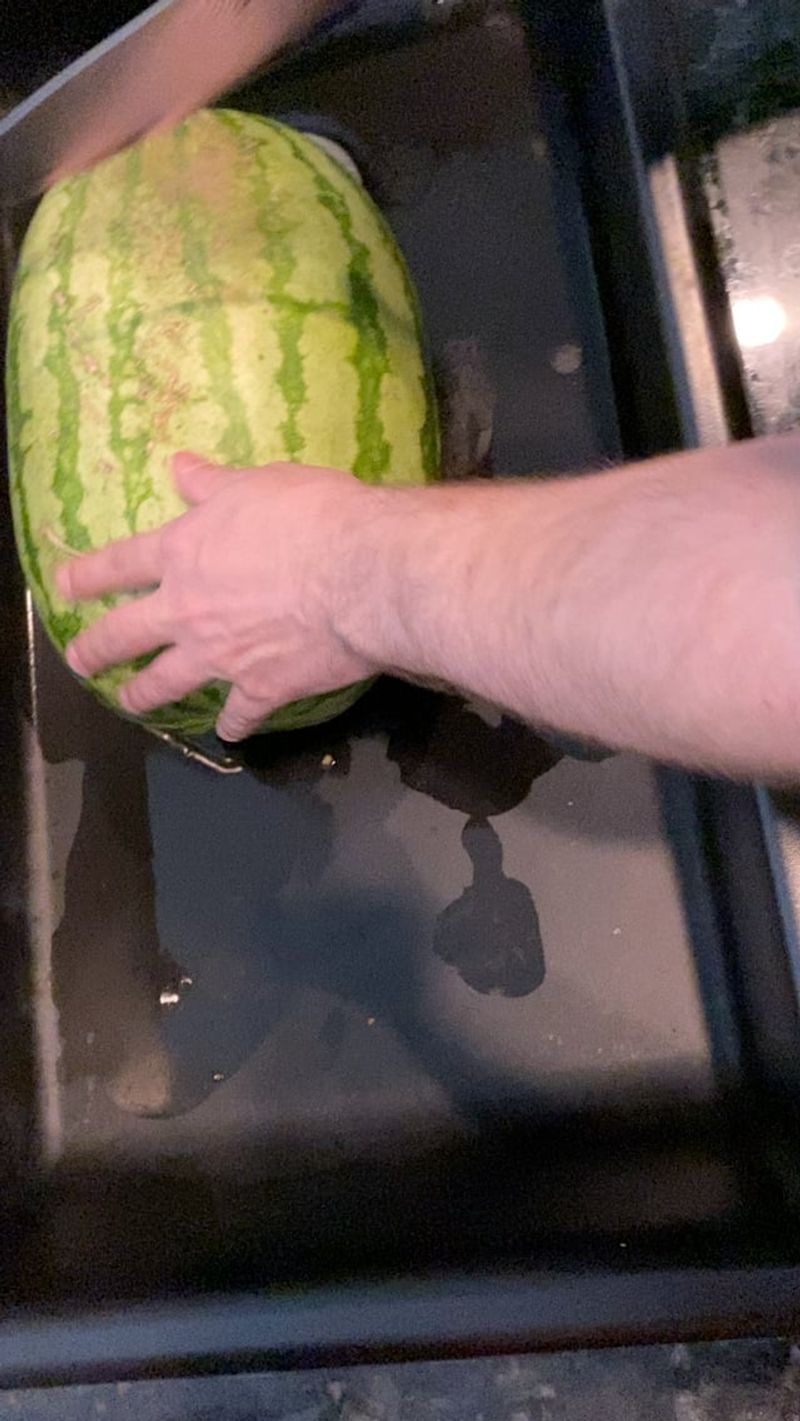 Excess liquid pooling in the container