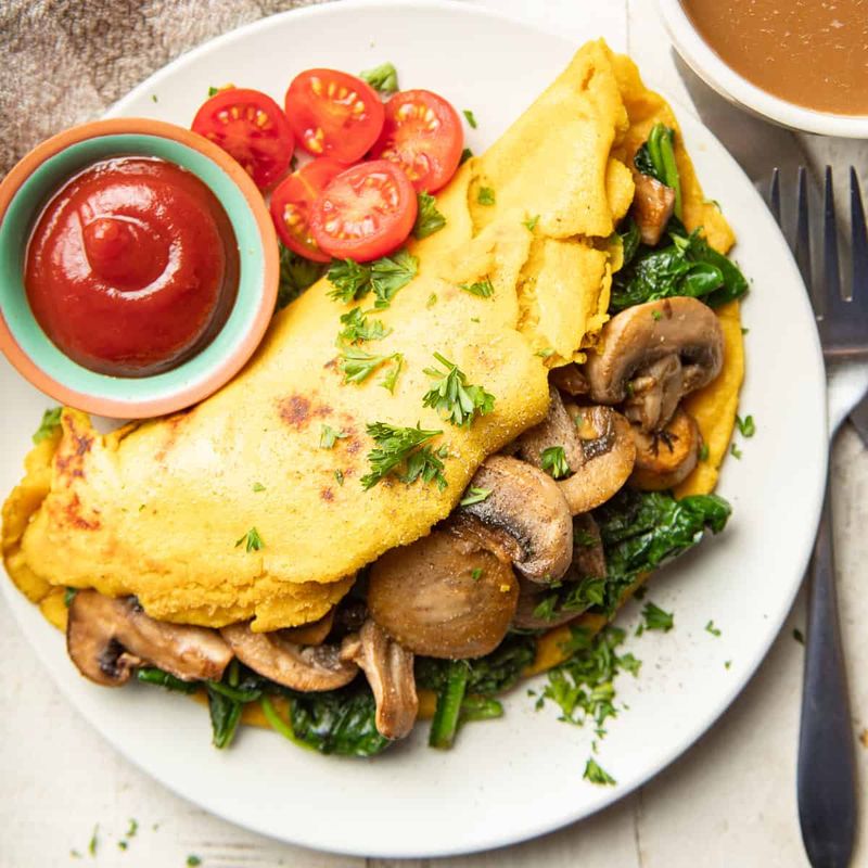 Veggie Stuffed Omelet