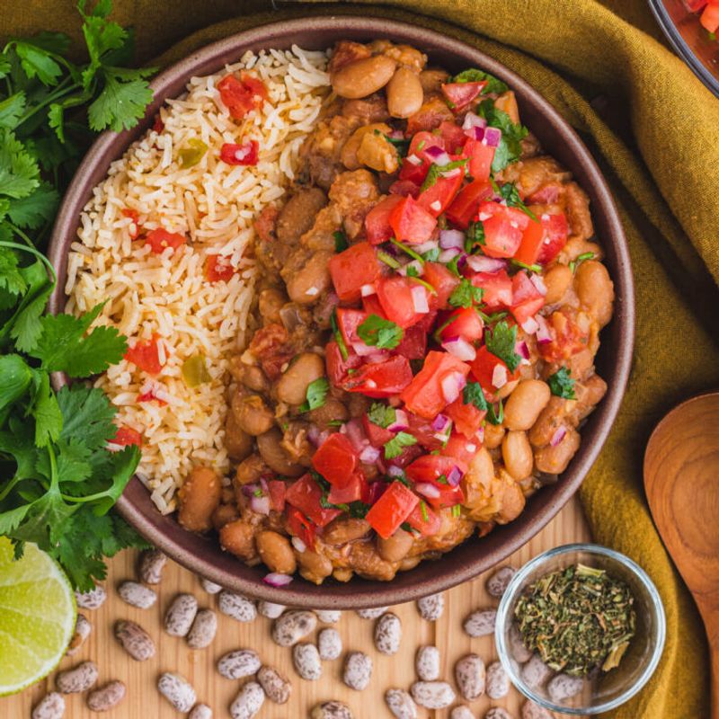 Pinto Beans and Mexican Rice