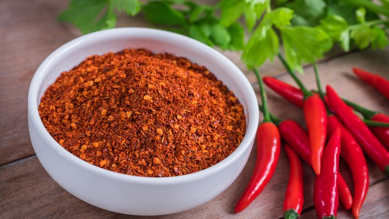 Cayenne Pepper and Chili Flakes