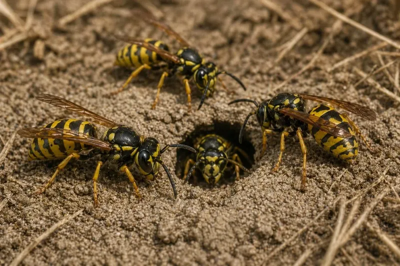 Repeated traffic matters more than one stray wasp