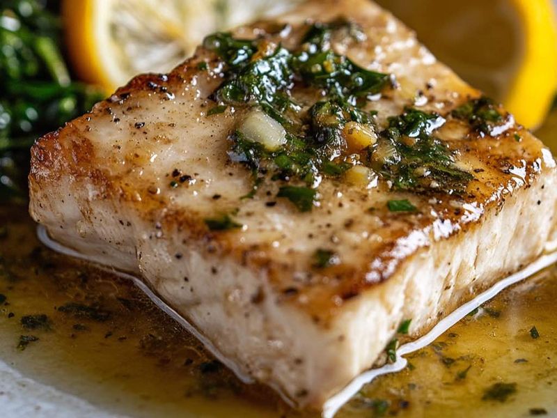 Rosemary and Garlic Grilled Swordfish