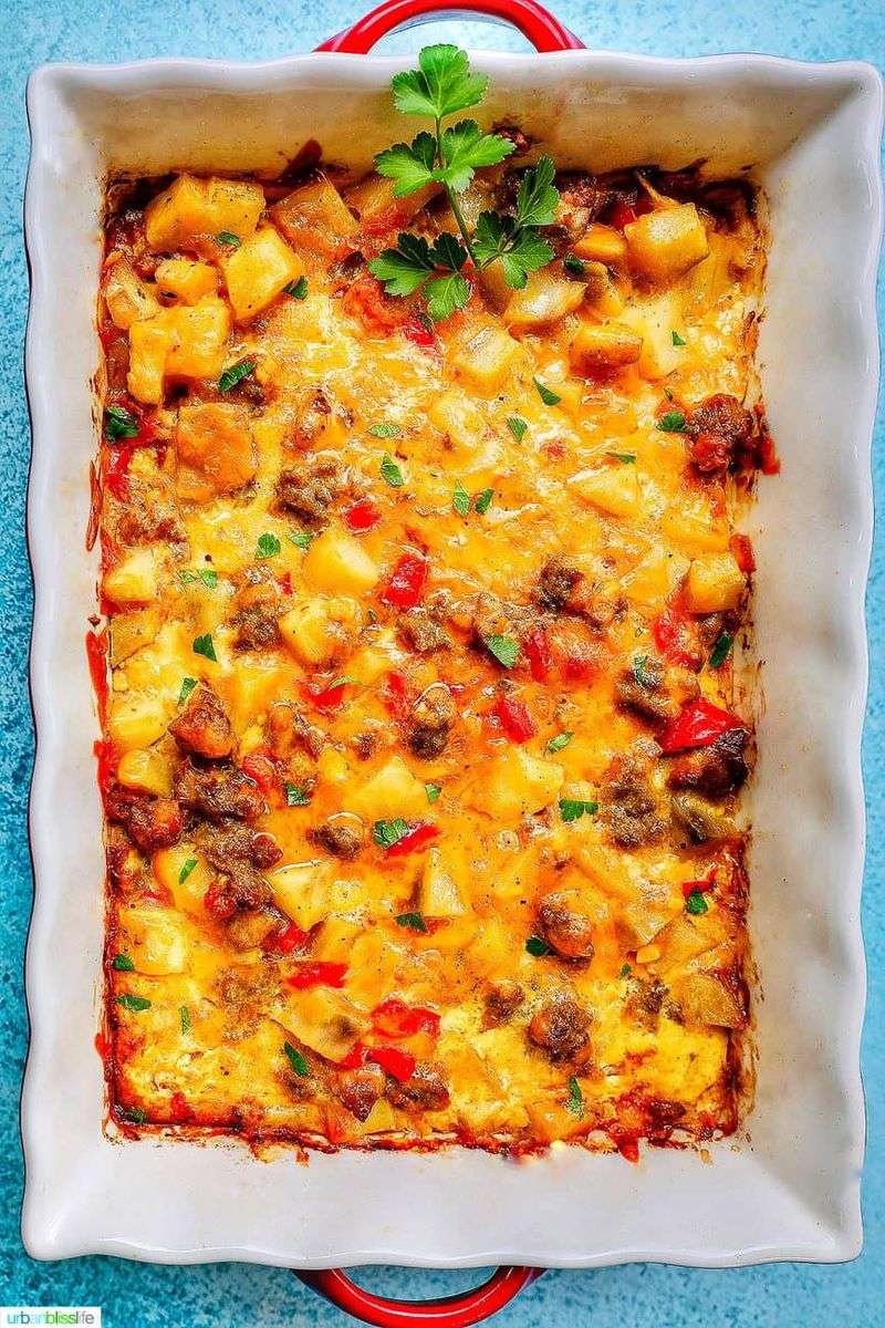 Breakfast Casserole Cubes