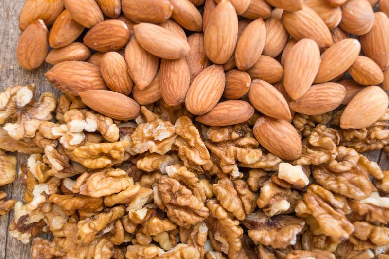 Almonds and Walnuts