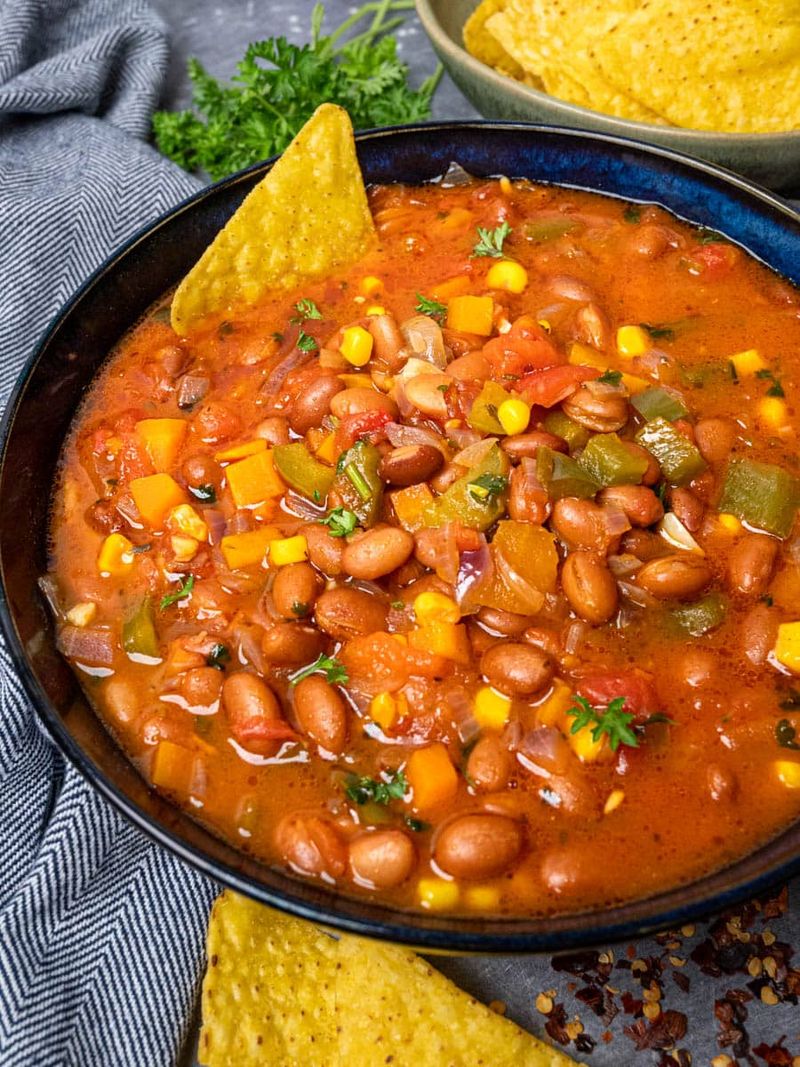 Pinto Bean Chili Soup