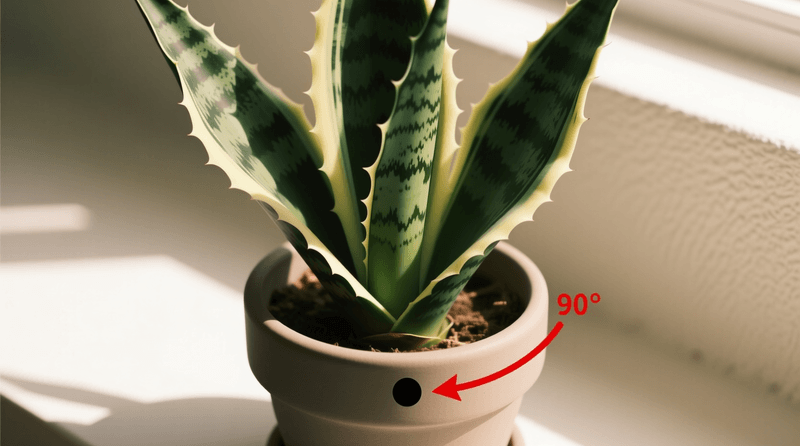 Rotate the Pot Regularly