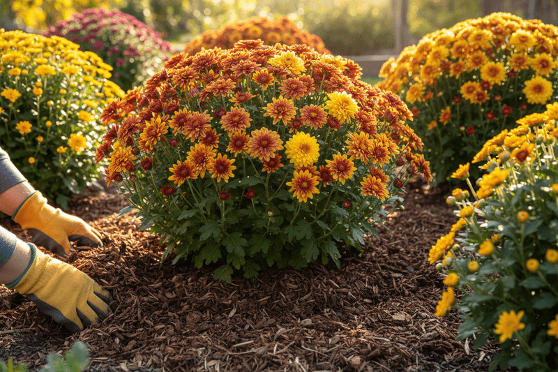 Mulch can reduce winter heaving