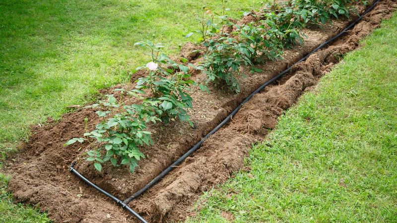 Water slowly enough to wet the root zone