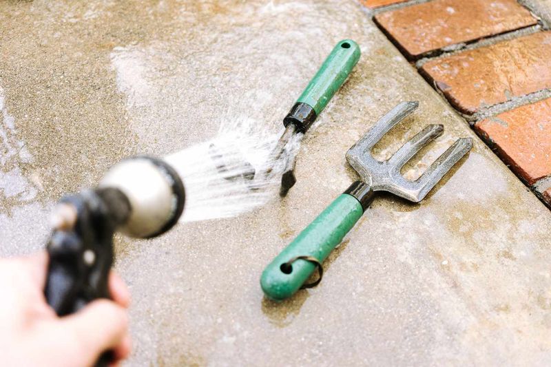 Sanitize Garden Tools and Plant Supports