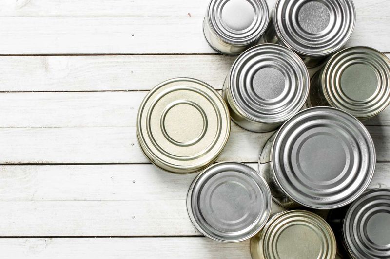 Canned foods (properly sealed, not damaged)
