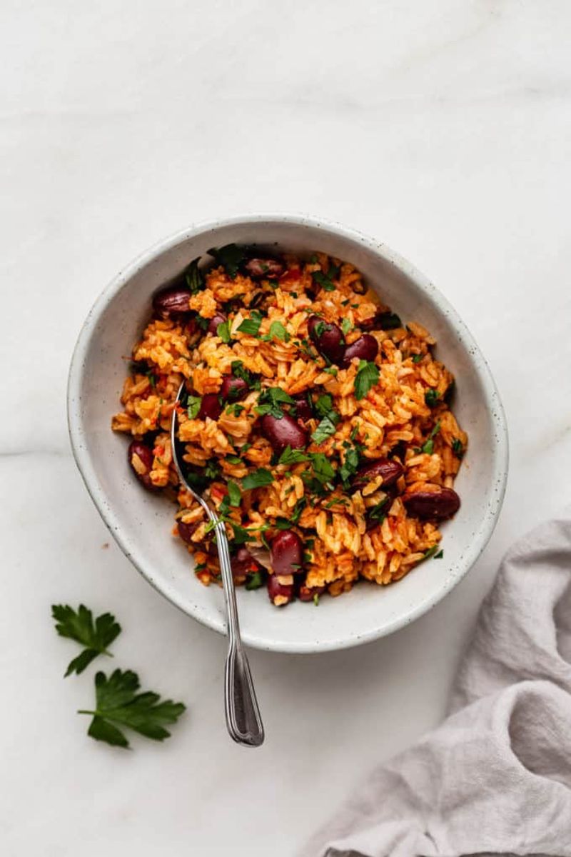 Spanish Rice and Kidney Beans
