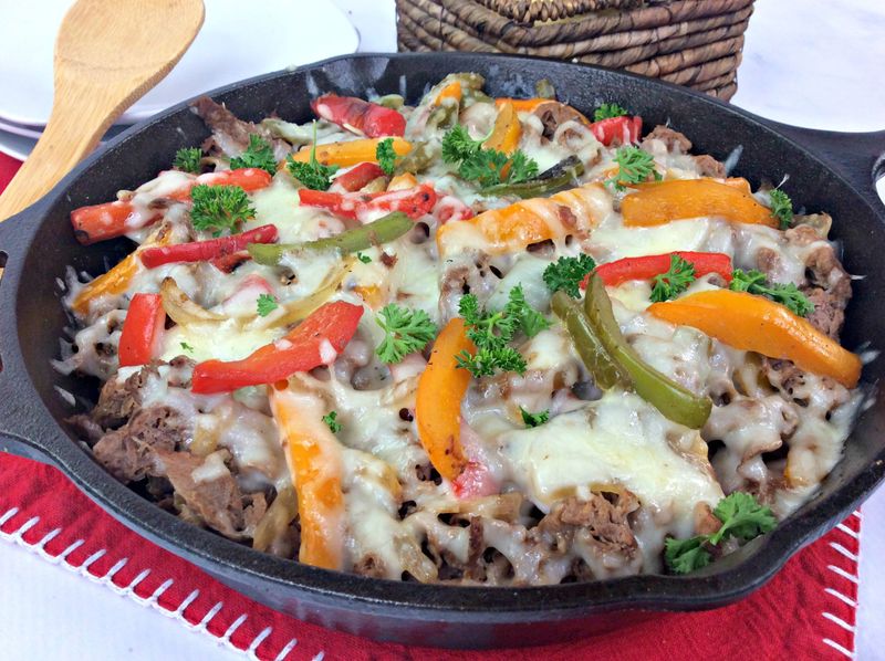 Cheesesteak skillet meals