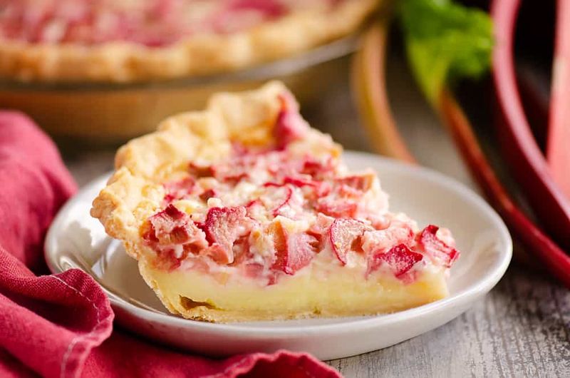 Rhubarb Custard Pie