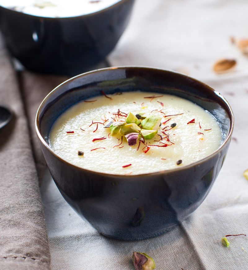 Turmeric Rice Pudding