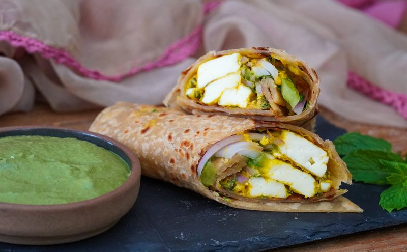 Paneer Tikka Wrap
