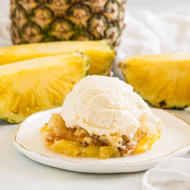 Pineapple Cobbler