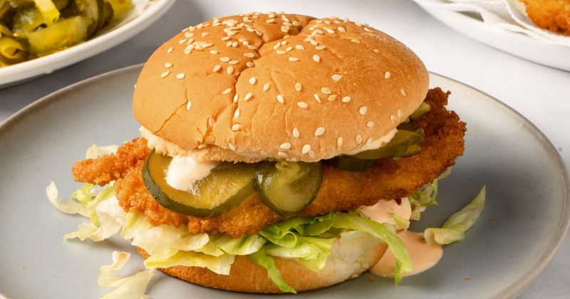 Cutlet Sandwiches With Mayo And Pickles