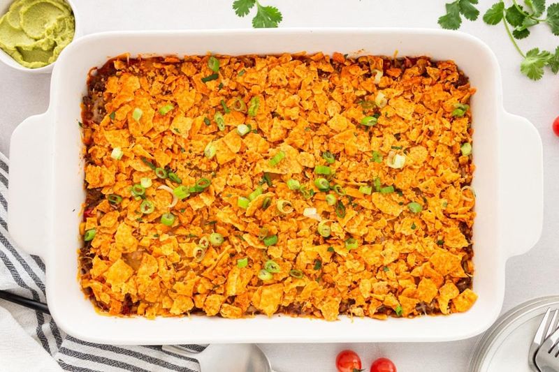 Dorito Burrito Bake